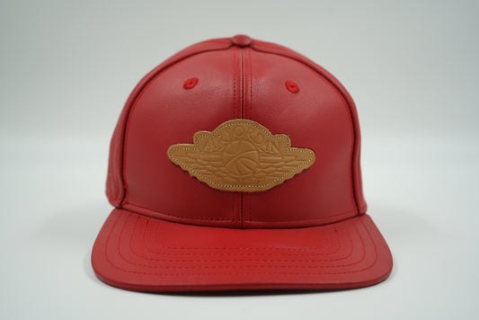 Jordan x Just Don Red Leather Cap
