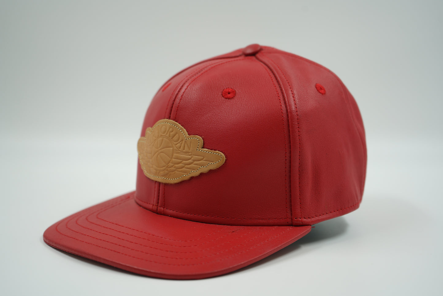 Jordan x Just Don Red Leather Cap