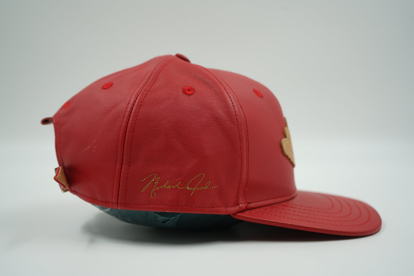 Jordan x Just Don Red Leather Cap
