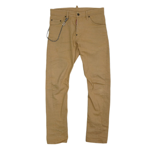 Dsquared2 Pocket Chain Beige Jeans