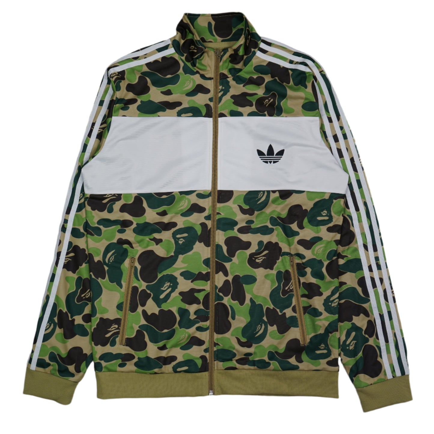 Bape x Adidas Green/Beige Tracktop