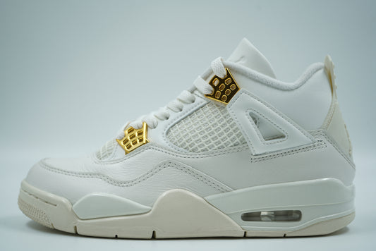 Air Jordan 4 Metallic Gold