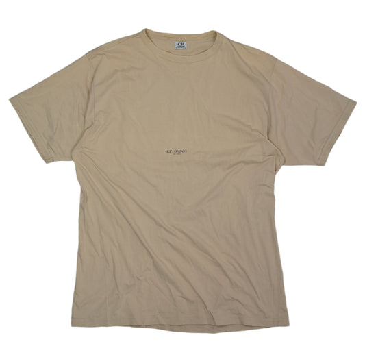 C.P Company Beige Massimo Osti Vintage 90s T-Shirt
