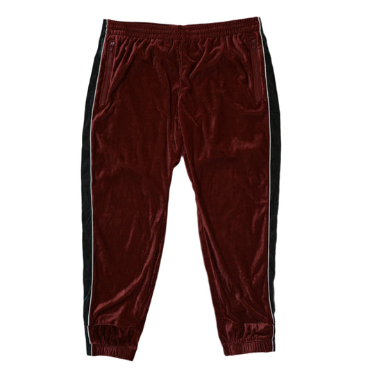 Supreme Velour Burgundy Trackpants