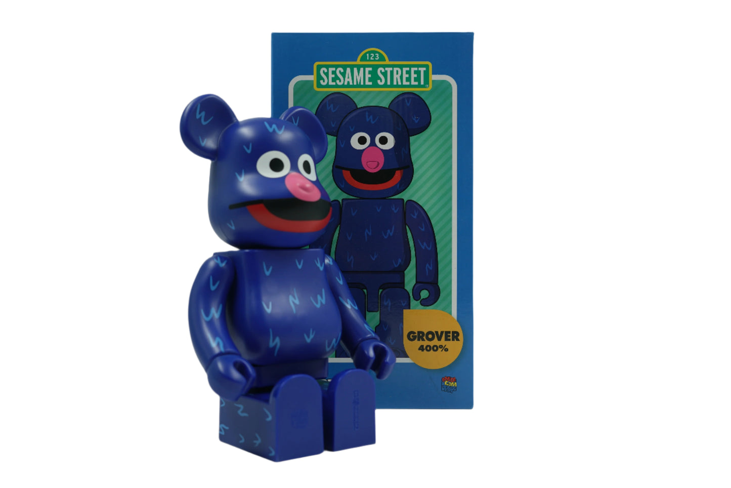 Bearbrick x Sesame Street Grover 400%