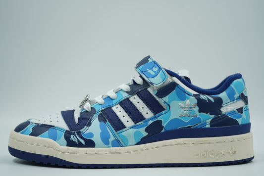 Adidas Forum 84 Low Bape 30th Anniversary Blue Camo