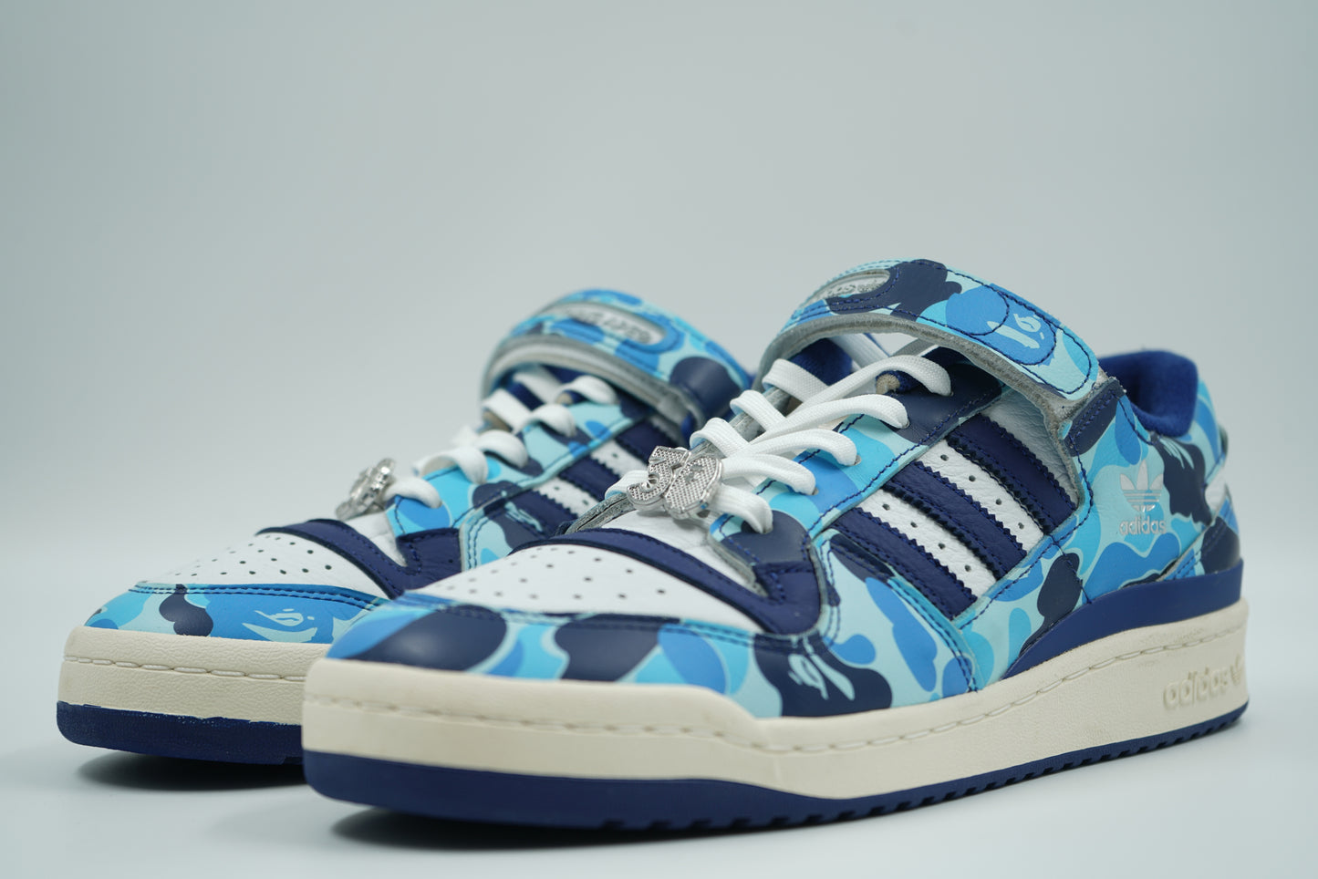 Adidas Forum 84 Low Bape 30th Anniversary Blue Camo