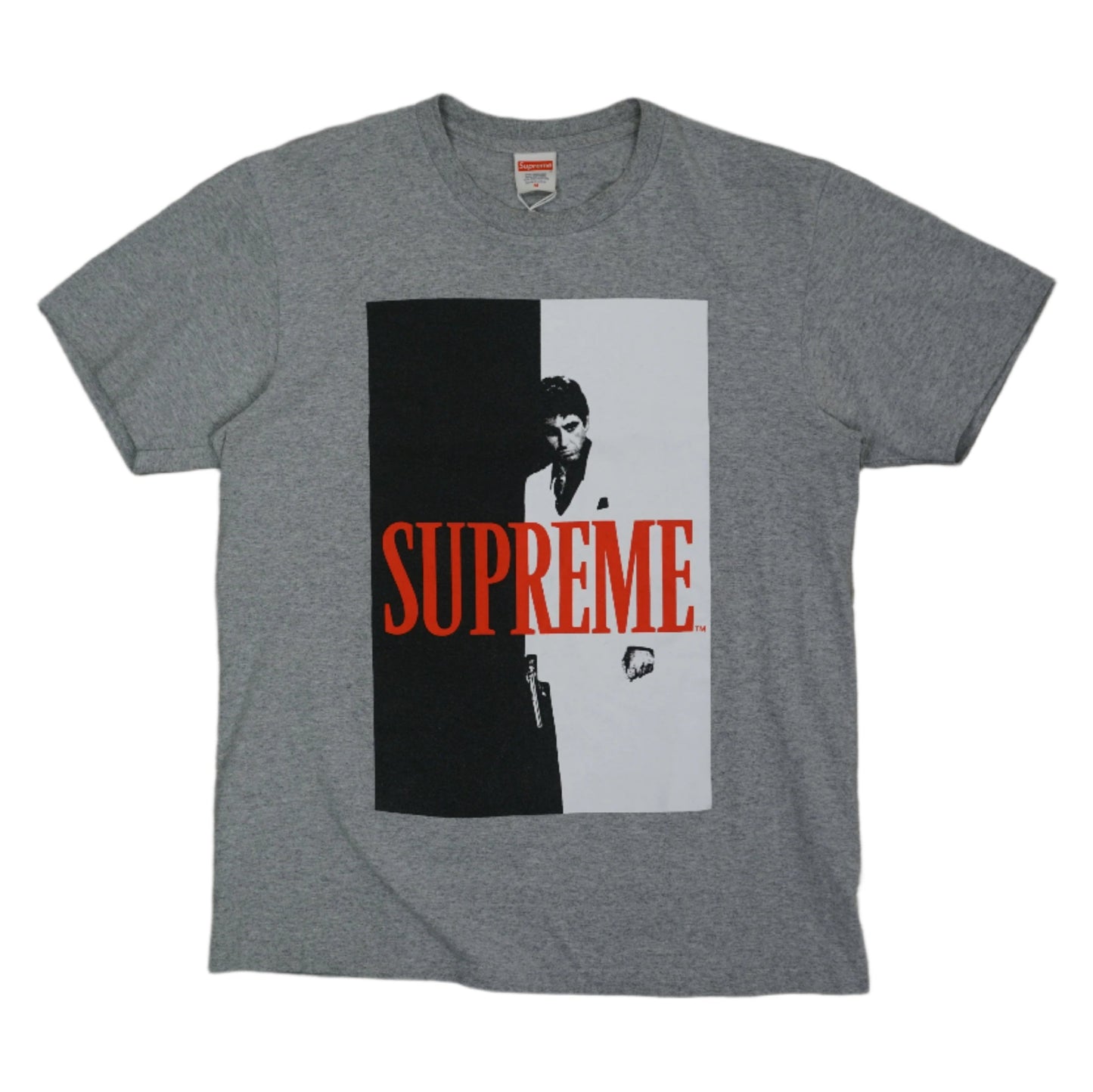 Supreme Scarface Split Heather Grey T-Shirt