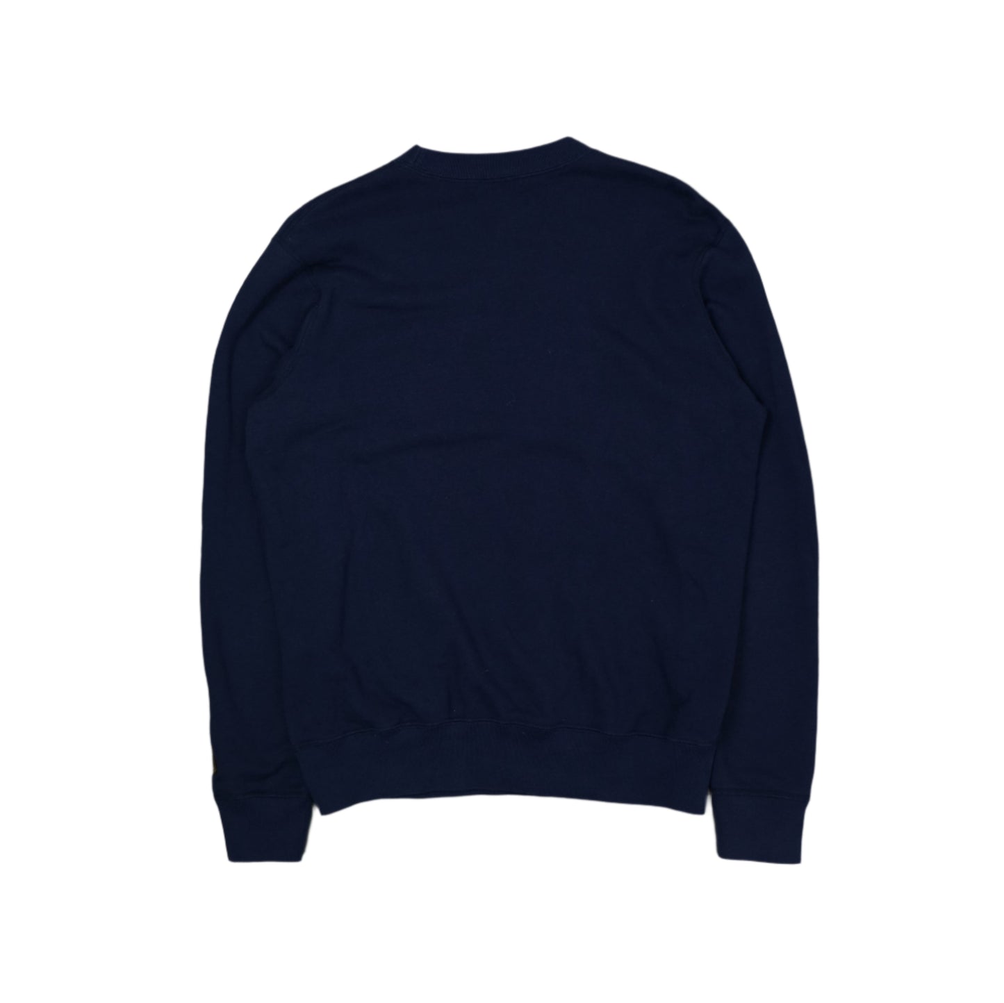 Ovo Chest Text Logo Navy Blue Crewneck
