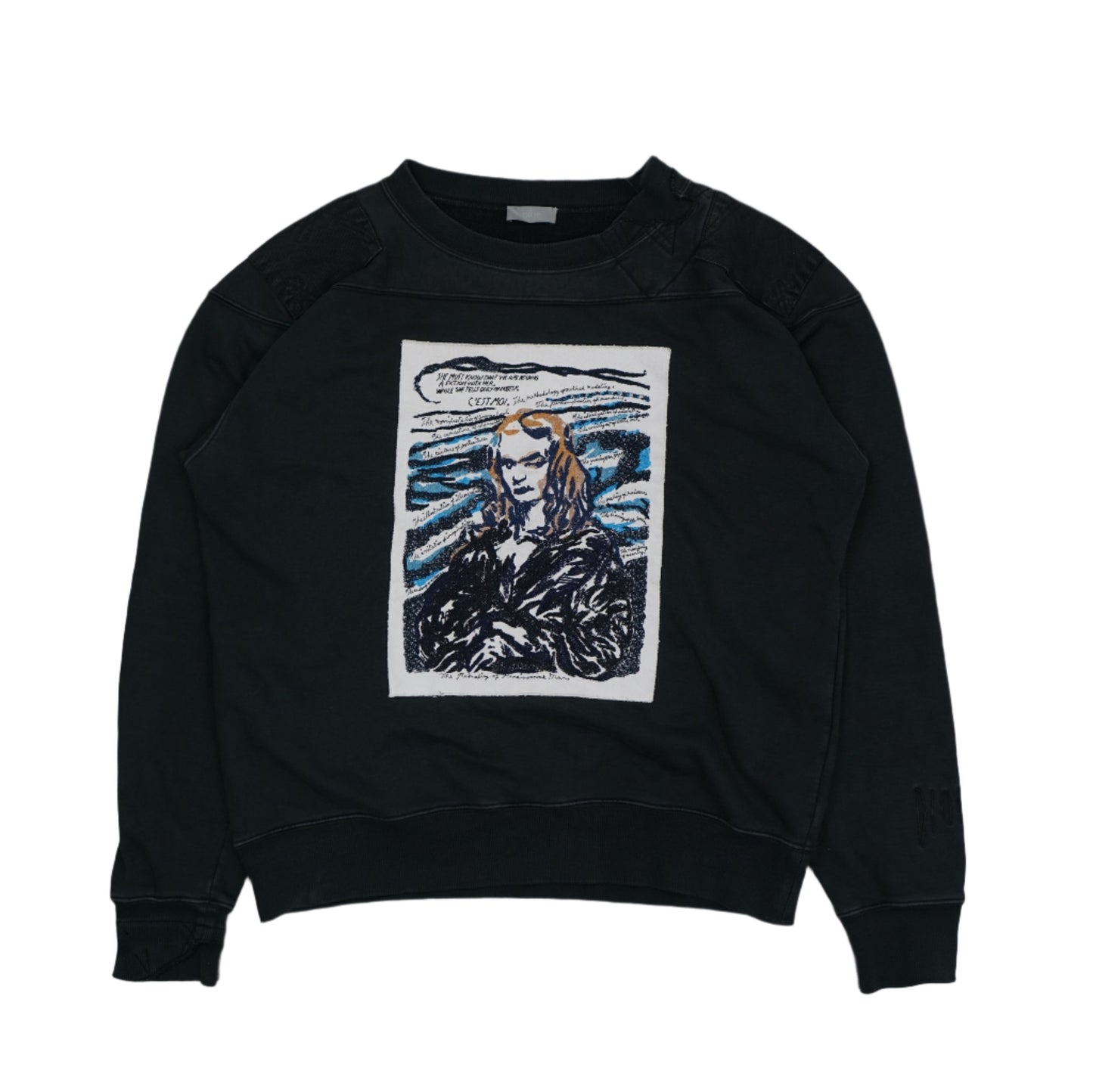 Dior x Raymond Pettibon Mona Lisa Black Crewneck