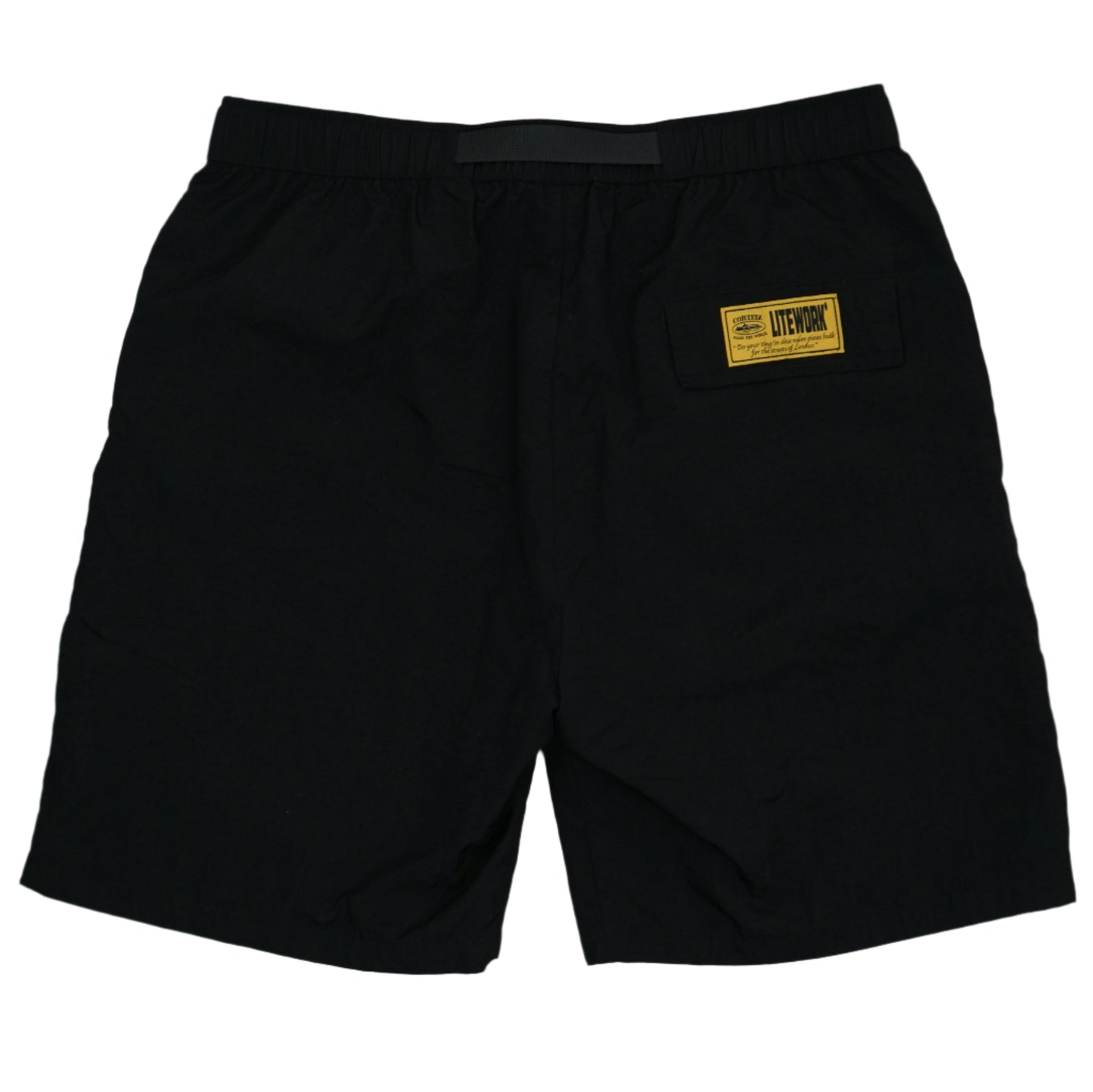 Corteiz CRTZ Nylon Black Shorts