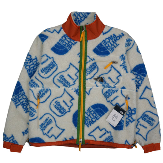 The North Face x Brain Dead Extreme Pile White Zip-Up