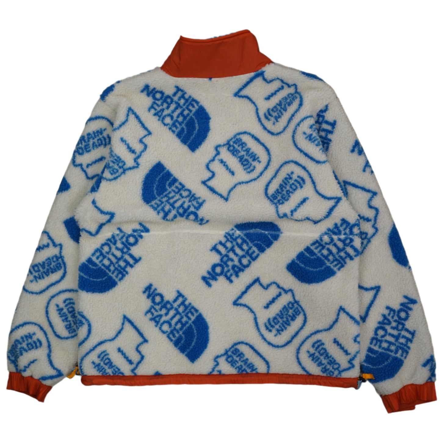 The North Face x Brain Dead Extreme Pile White Zip-Up