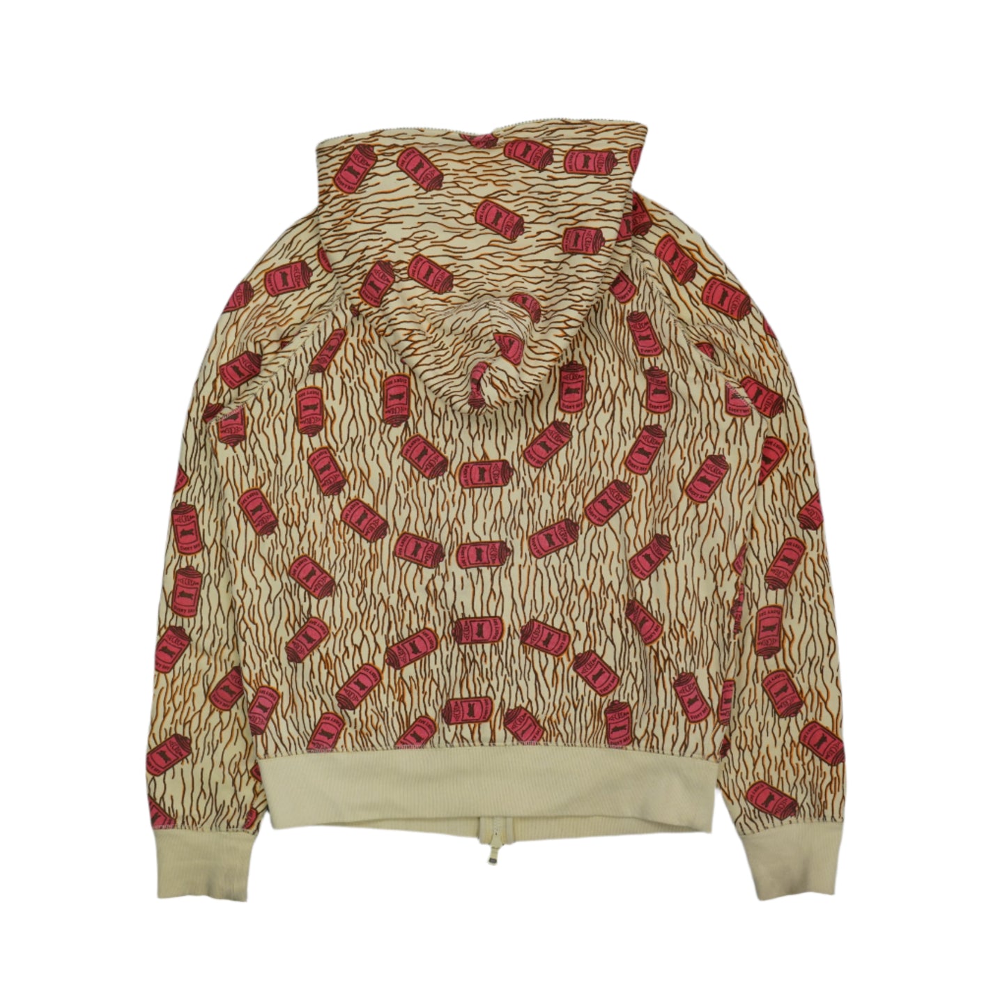 Ice Cream Yellow Spray Camo Full Zip Hoodie
