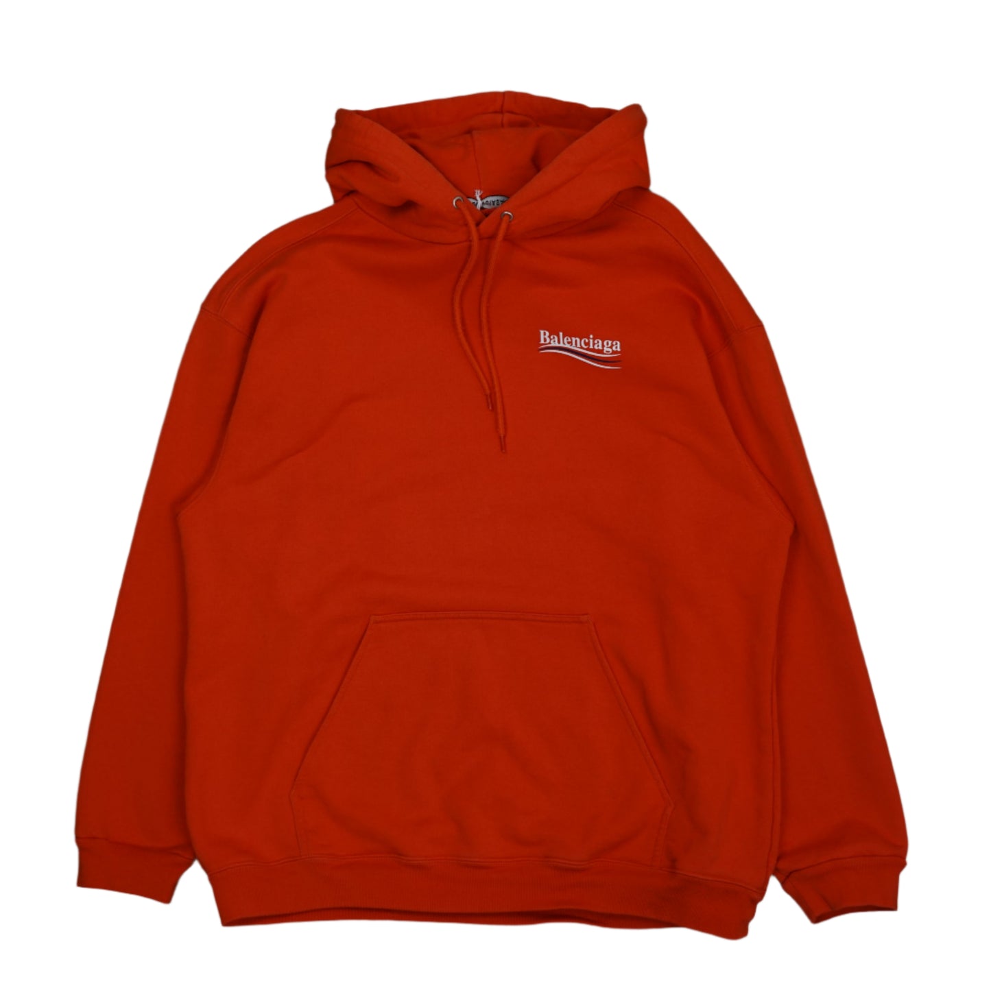 Balenciaga Campaign Logo Red Hoodie