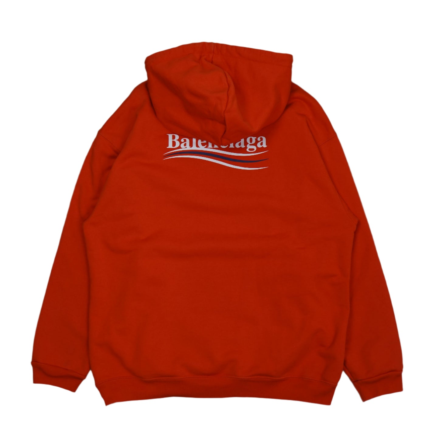 Balenciaga Campaign Logo Red Hoodie
