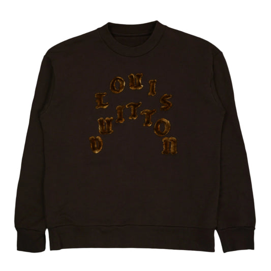 Louis Vuitton Virgil Abloh Brown Sweatshirt