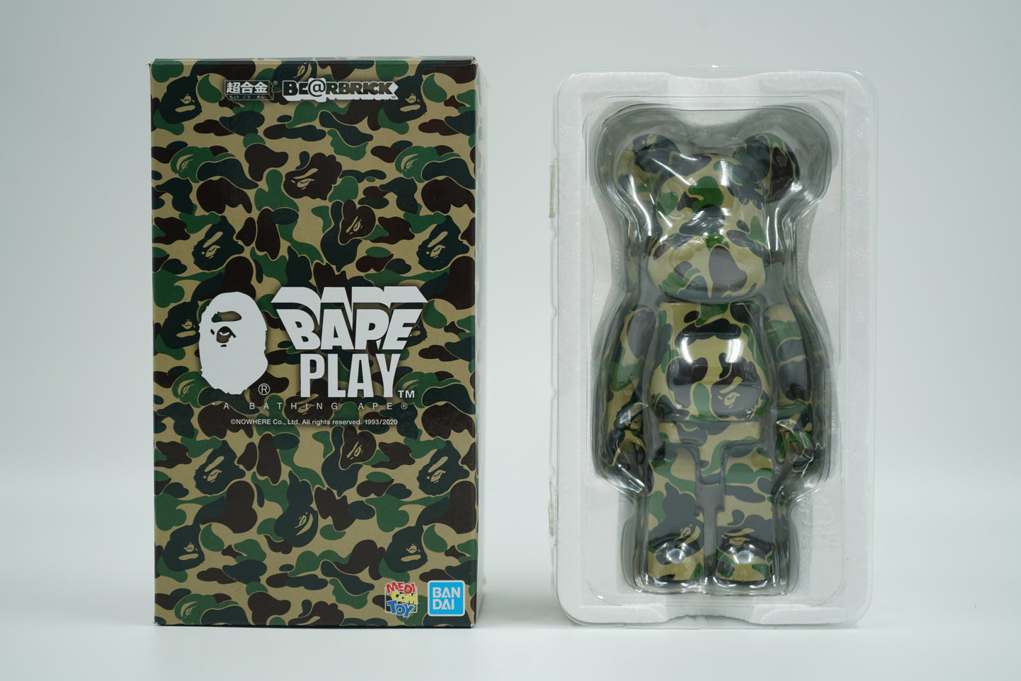 Bearbrick x BAPE Medicom Toy ABC Camo Chogokin 200%