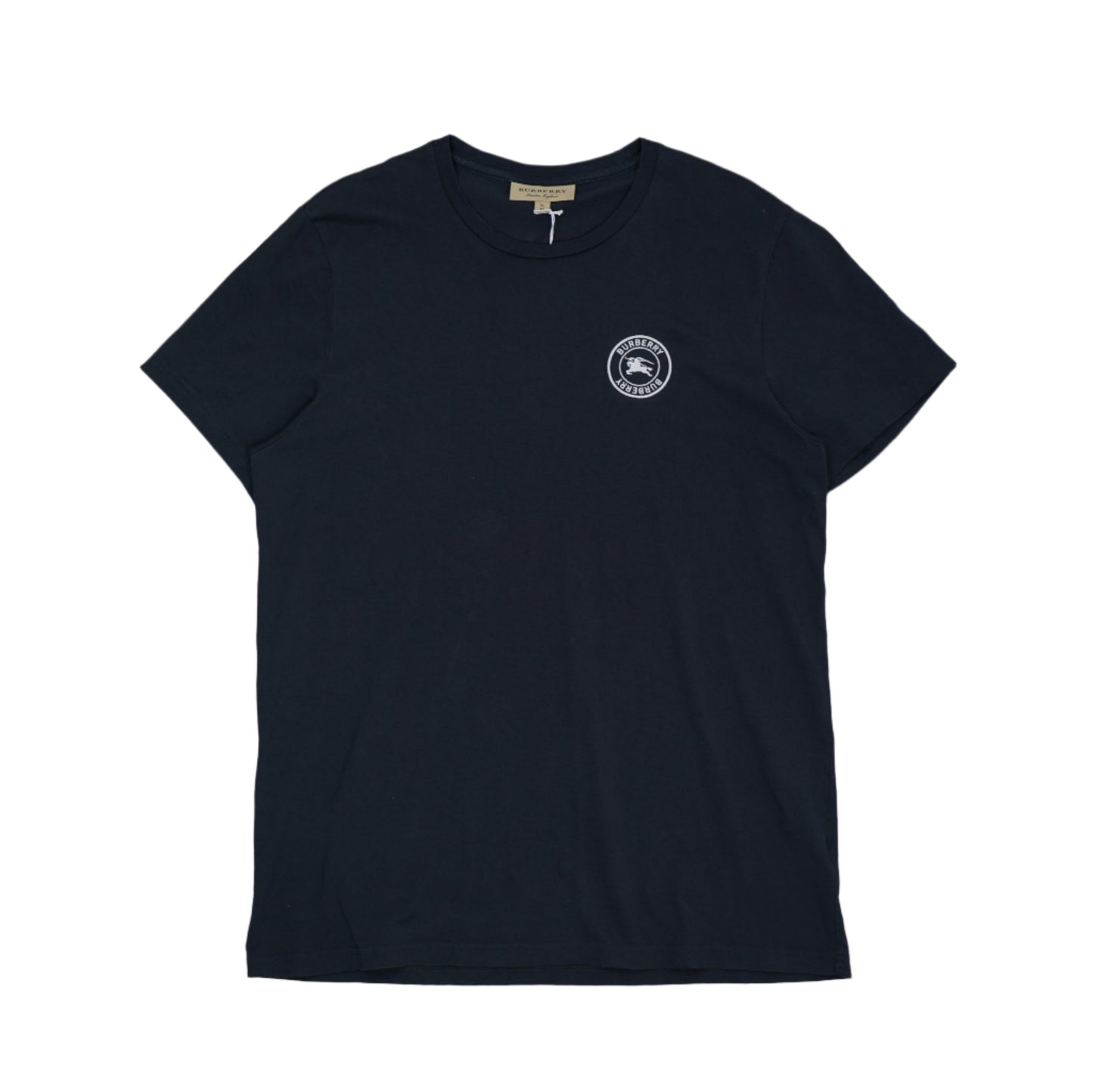 Burberry Navy Blue Striped T-Shirt