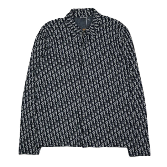 Dior Oblique Knit Button Shirt