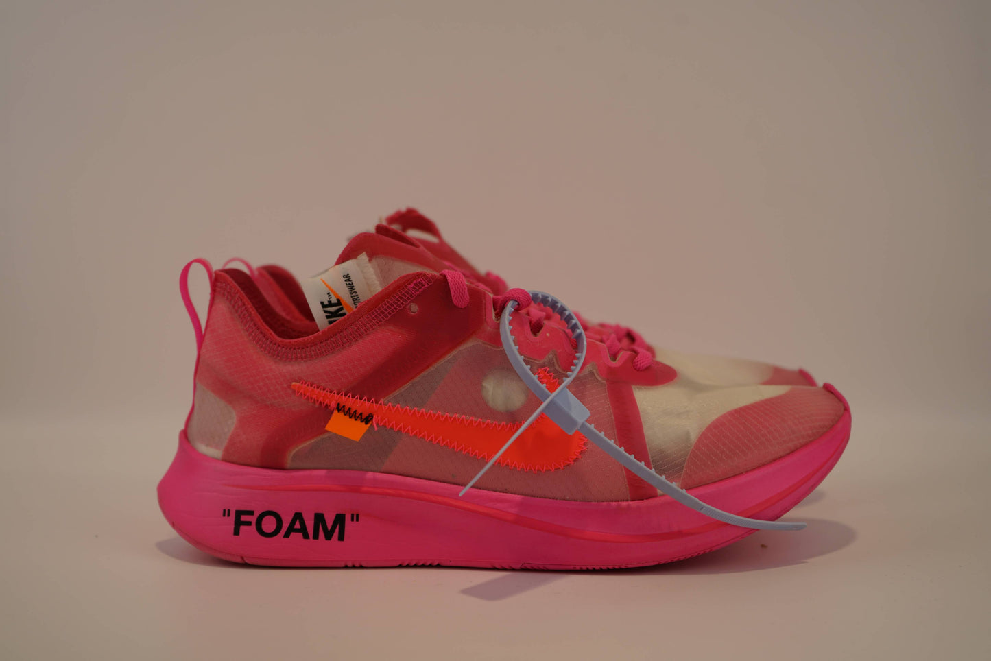 Off-White x Zoom Fly SP Tulip Pink (Pre-owned)