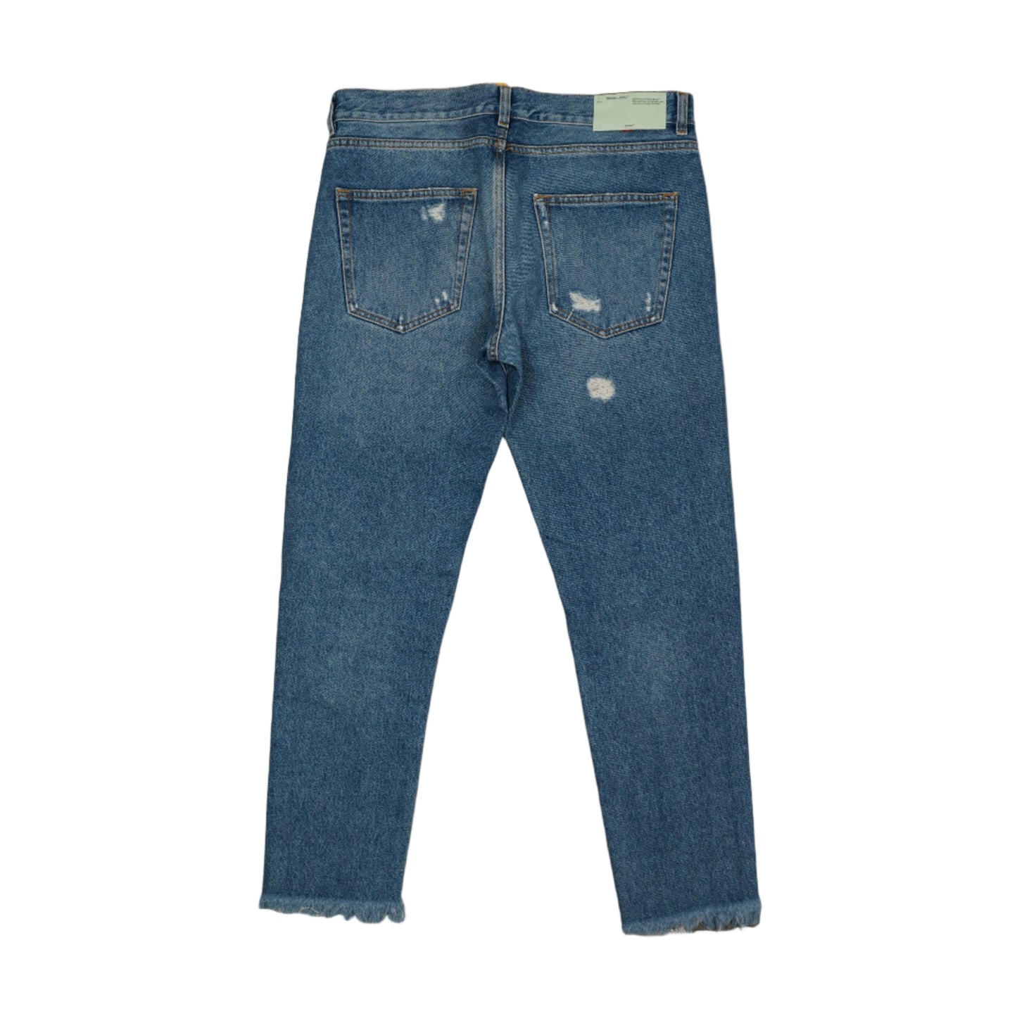 Off-White Do Not Remove Blue Denim Jeans