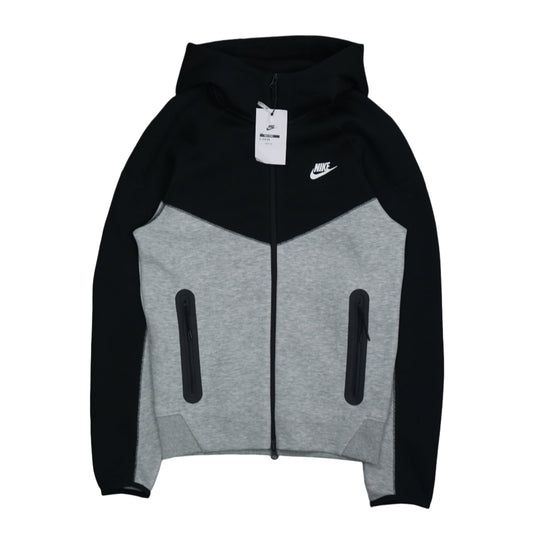 Nike Tech Fleece Mens Grey Black Track Top