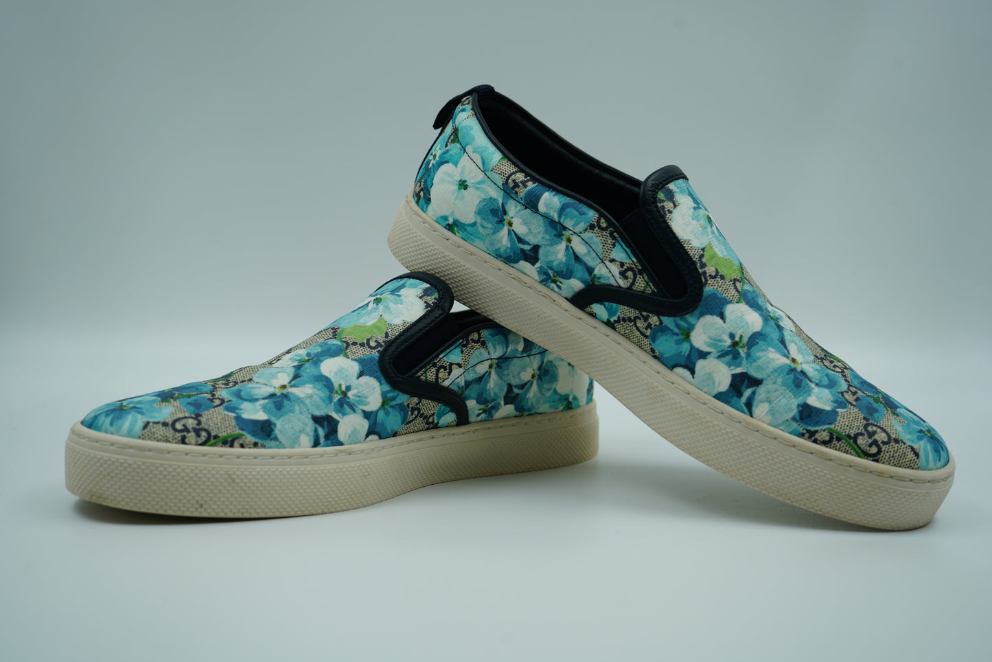 Gucci Supreme Floral Slipon (Pre-Owned)