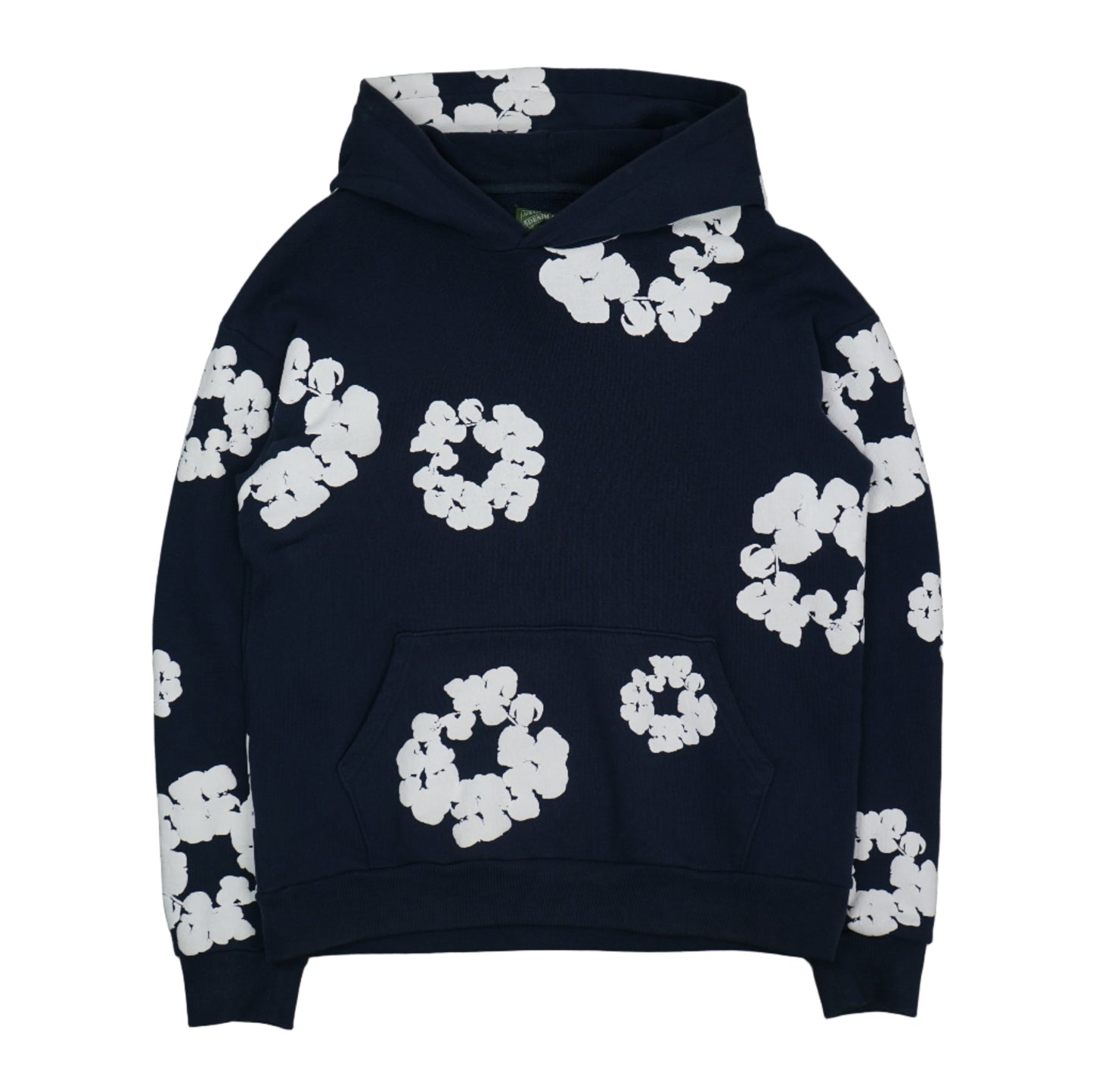 Denim Tears The Cotton Wreath Navy Hoodie