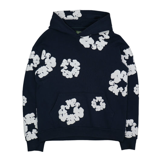 Denim Tears The Cotton Wreath Navy Hoodie
