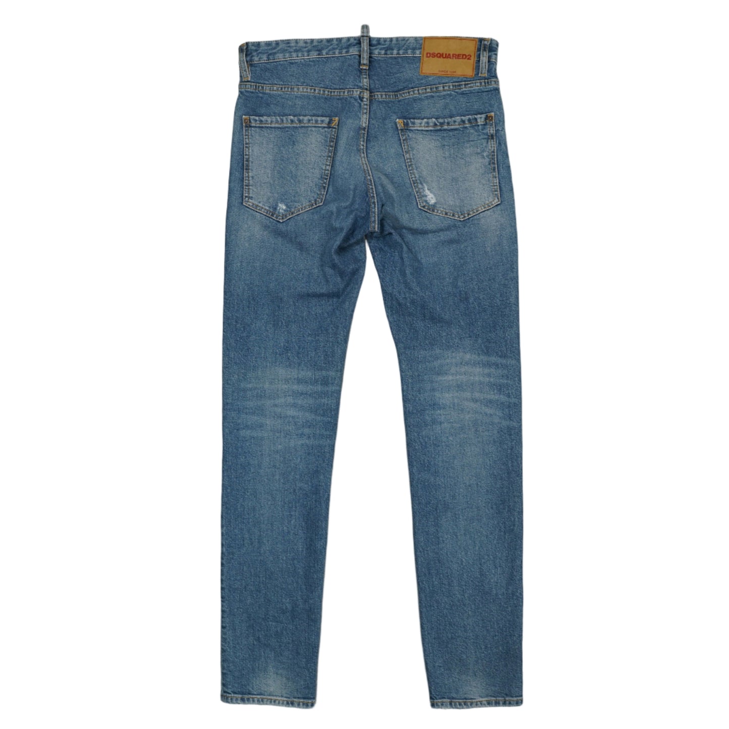 Dsquared2 Cool Guy Plain Blue Denim Tier Jeans