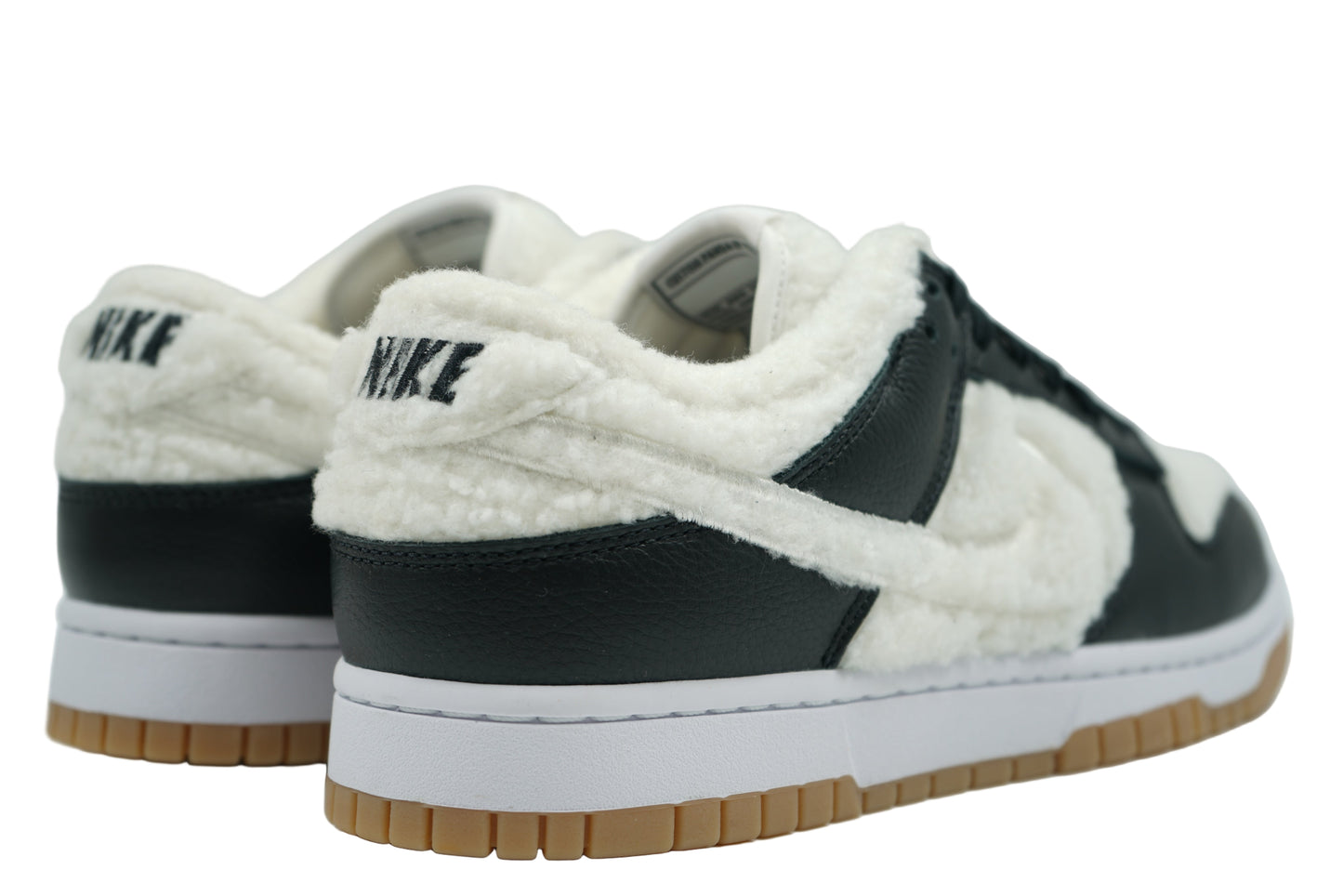 Dunk Low NBY Black Leather White Furr