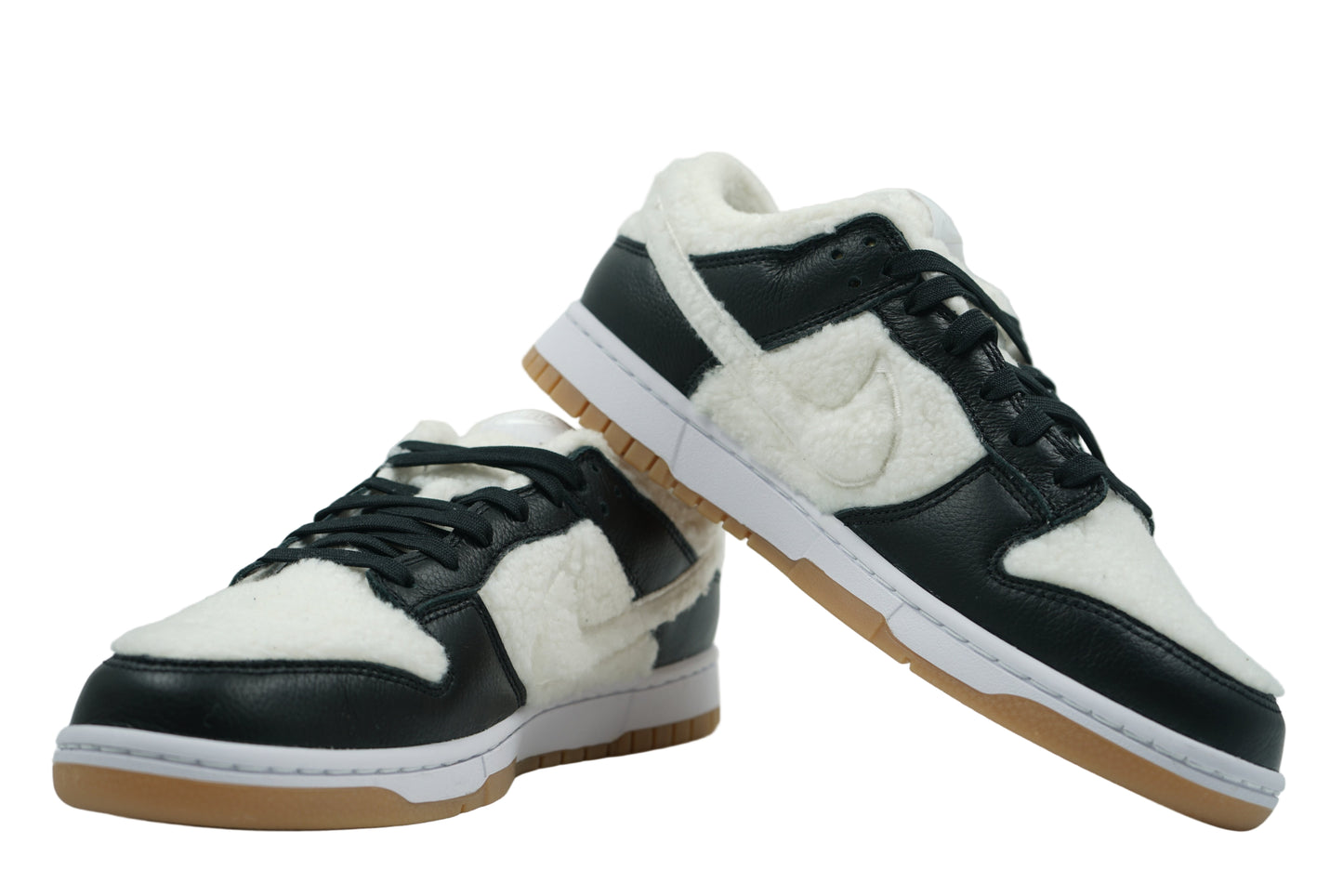 Dunk Low NBY Black Leather White Furr