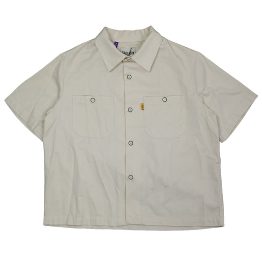 Gallery Dept Cream White Short Sleeve Shirt