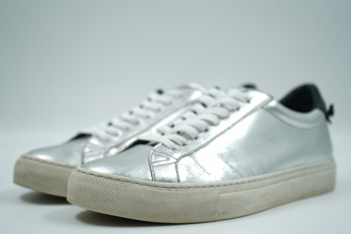 Givenchy Paris 17 Silver Sneakers