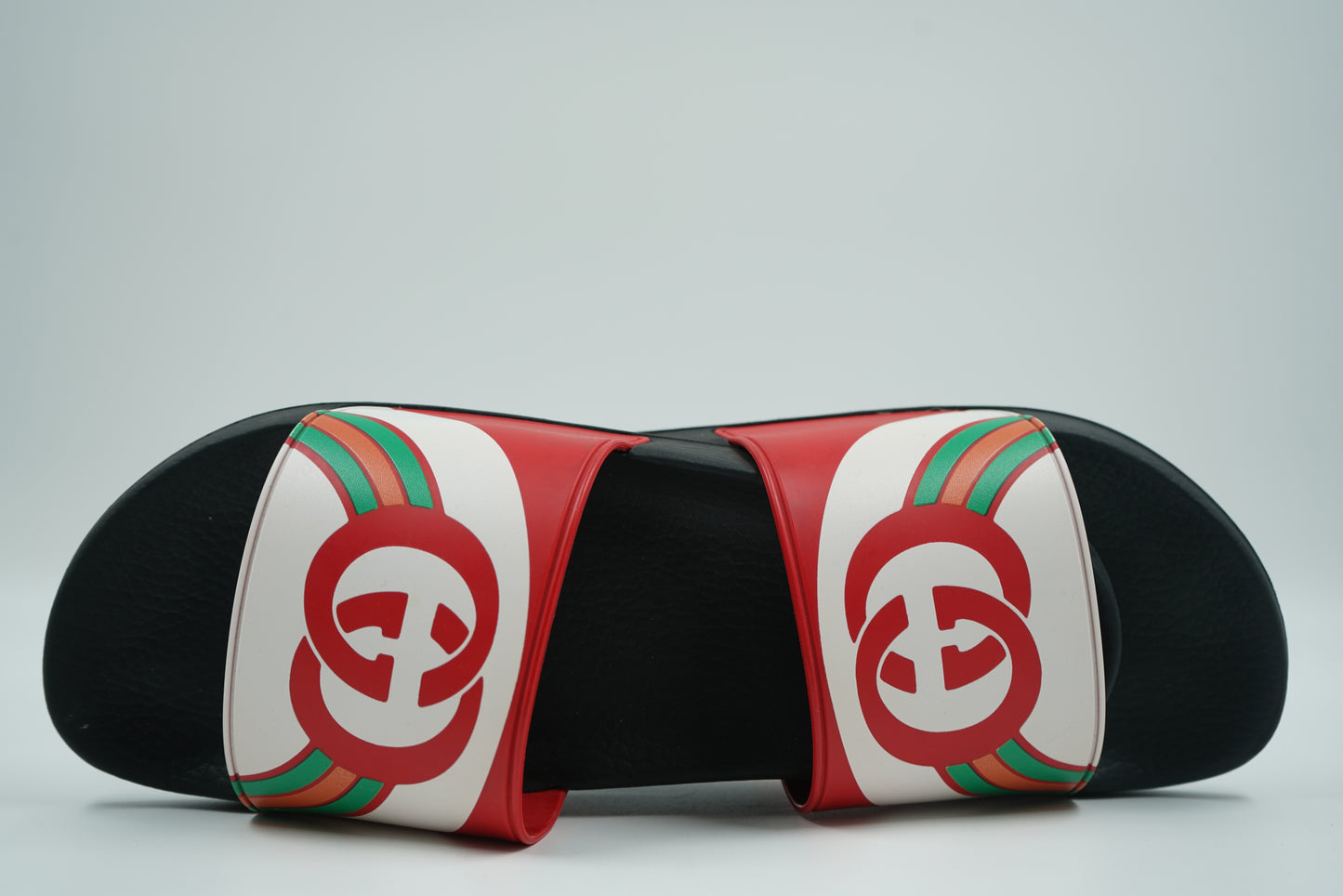 Gucci Rainbow Black Slides