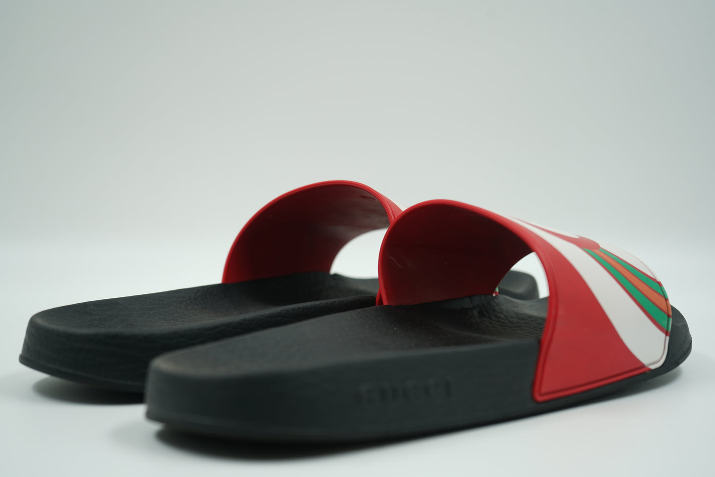 Gucci Rainbow Black Slides