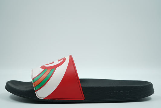 Gucci Rainbow Black Slides