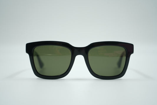 Gucci Rectangle Havana Green Sunglasses