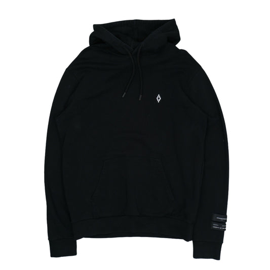 Marcelo Burlon Mini Chest Logo Black Hoodie