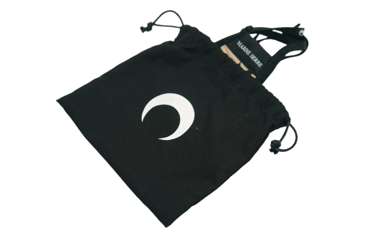 Marine Serre All Over Moonprint  Brown Facemask