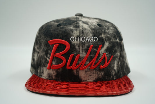 Mitchell And Ness Chicago Bulls Snake Print Cap
