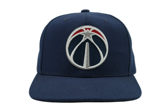 Mitchell And Ness Washington Wizards Navy Blue Cap