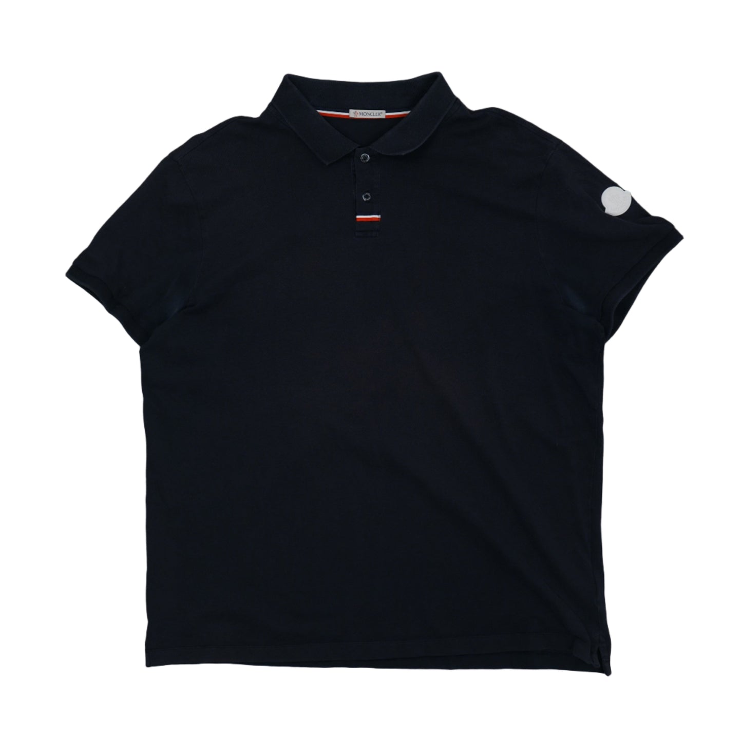 Moncler SS Navy Blue Polo Pike