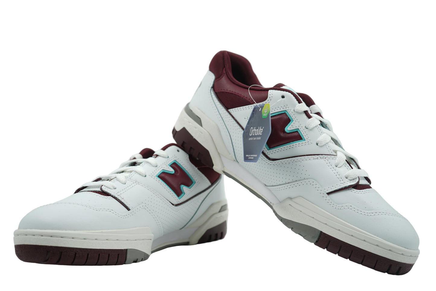New Balance 550 Burgundy Turquoise
