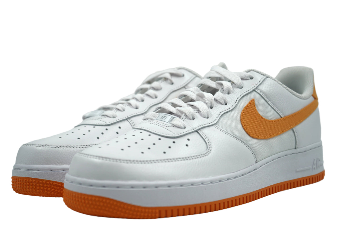 Air Force 1 Low Nike By You White Orange