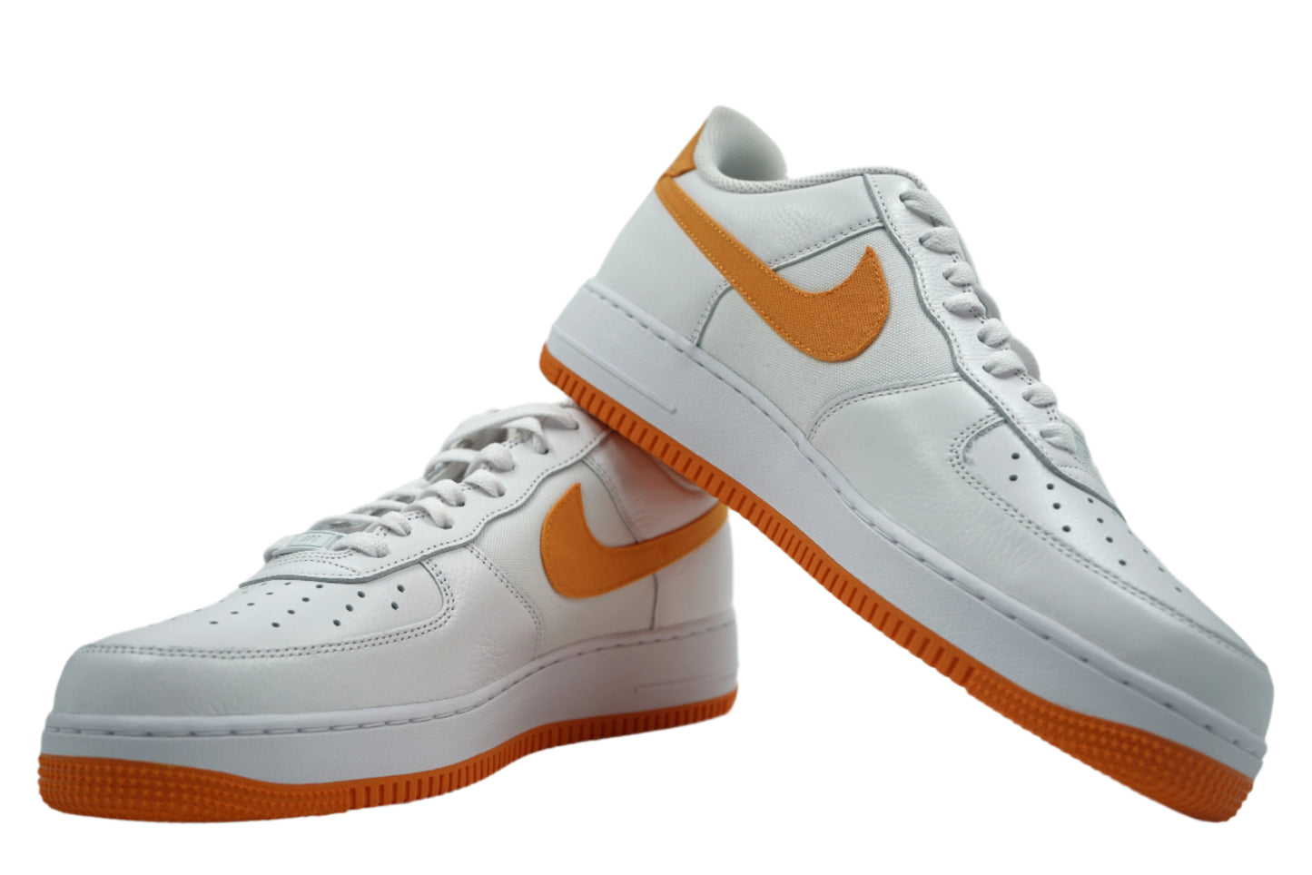 Air Force 1 Low Nike By You White Orange