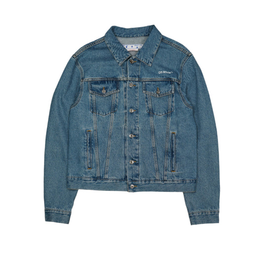 Off-White Blue Diag Tab Denim Jacket