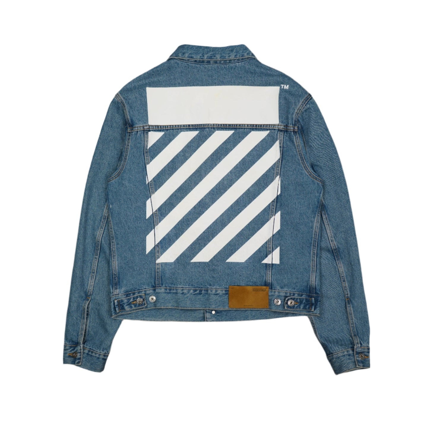 Off-White Blue Diag Tab Denim Jacket