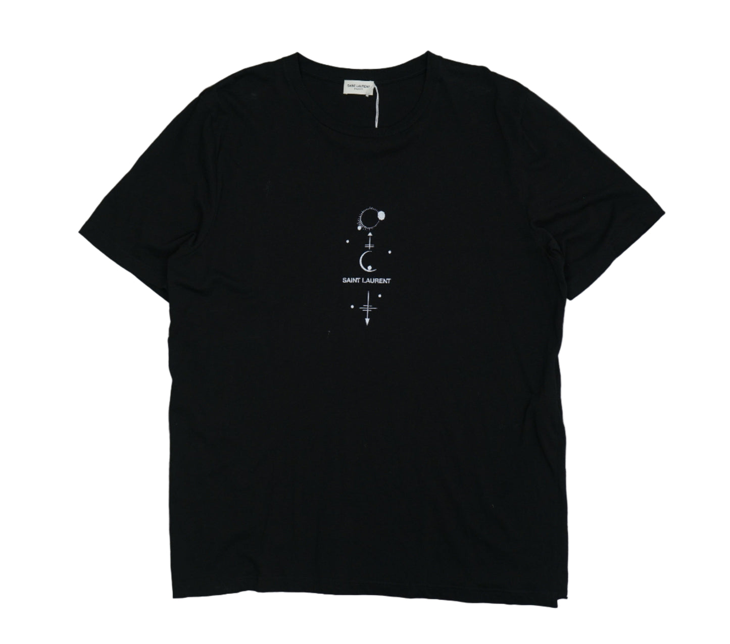 Saint Laurent Mystique Print Black T-Shirt